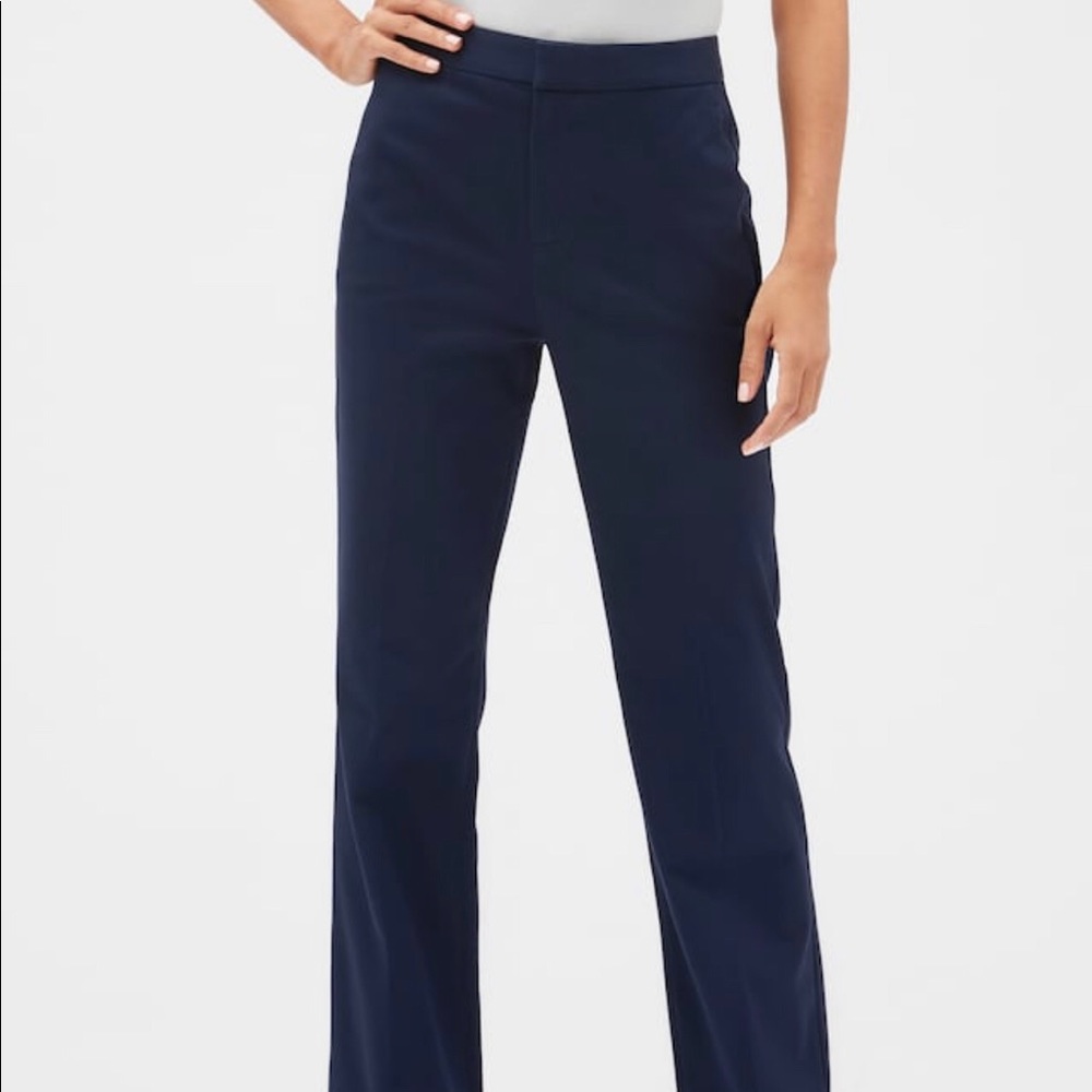 Gap trouser straight leg pants